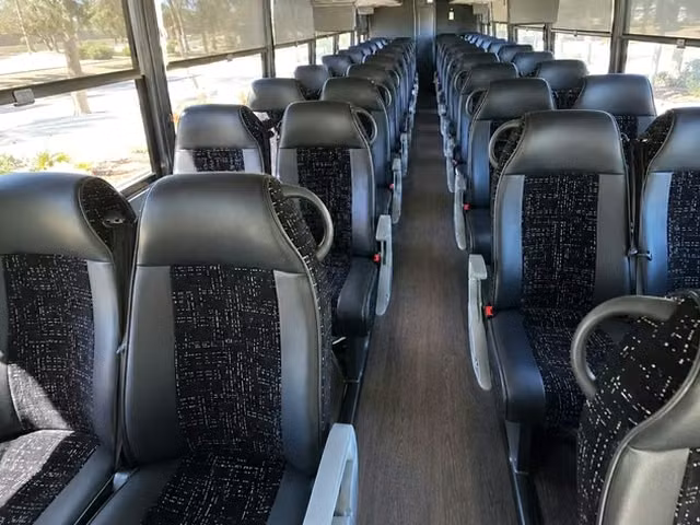 kingman charter bus interior